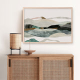 Shop Winter In The Mountains Art Print a painted abstract themed wall art print from The Print Emporium wall artwork collection - Buy Australian made fine art painting style poster and framed prints for the home and your interior decor room, TPE-PC-PI393-AP