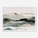 Shop Winter In The Mountains Art Print a painted abstract themed wall art print from The Print Emporium wall artwork collection - Buy Australian made fine art painting style poster and framed prints for the home and your interior decor room, TPE-PC-PI393-AP
