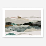 Shop Winter In The Mountains Art Print a painted abstract themed wall art print from The Print Emporium wall artwork collection - Buy Australian made fine art painting style poster and framed prints for the home and your interior decor room, TPE-PC-PI393-AP