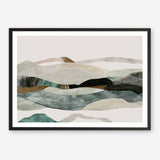 Shop Winter In The Mountains Art Print a painted abstract themed wall art print from The Print Emporium wall artwork collection - Buy Australian made fine art painting style poster and framed prints for the home and your interior decor room, TPE-PC-PI393-AP