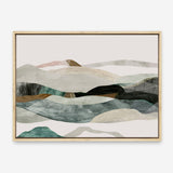 Shop Winter In The Mountains Canvas Print a painted abstract themed framed canvas wall art print from The Print Emporium artwork collection - Buy Australian made fine art painting style stretched canvas prints for the home and your interior decor space, TPE-PC-PI393-CA-35X46-NF