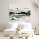 Shop Winter In The Mountains Canvas Print a painted abstract themed framed canvas wall art print from The Print Emporium artwork collection - Buy Australian made fine art painting style stretched canvas prints for the home and your interior decor space, TPE-PC-PI393-CA-35X46-NF