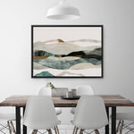 Shop Winter In The Mountains Canvas Print a painted abstract themed framed canvas wall art print from The Print Emporium artwork collection - Buy Australian made fine art painting style stretched canvas prints for the home and your interior decor space, TPE-PC-PI393-CA-35X46-NF