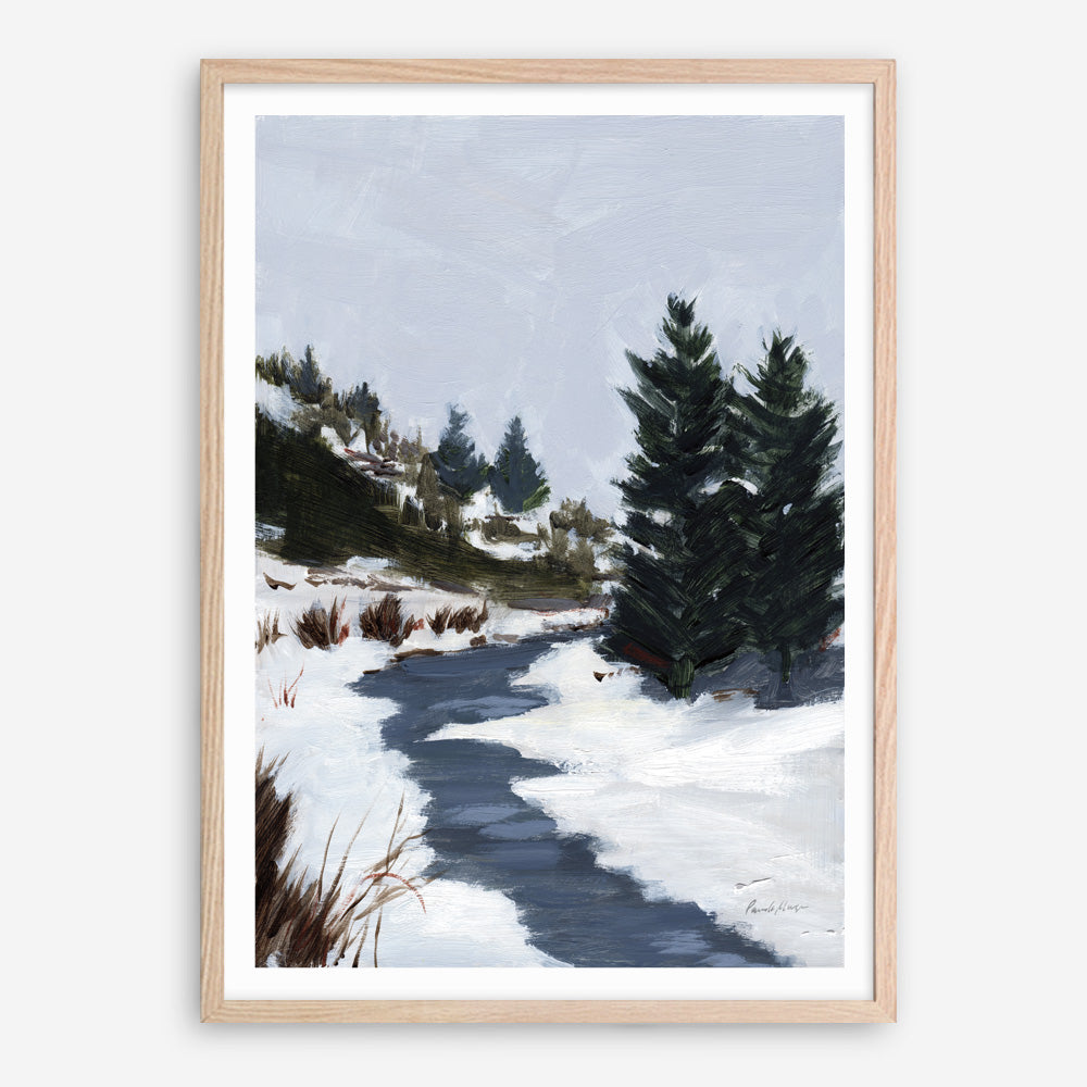 Shop Winter Trails Art Print a painted style wall art print from The Print Emporium wall artwork collection - Buy Australian made fine art painting style poster and framed prints for the home and your interior decor room, TPE-WA-69671-AP