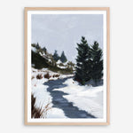 Shop Winter Trails Art Print a painted style wall art print from The Print Emporium wall artwork collection - Buy Australian made fine art painting style poster and framed prints for the home and your interior decor room, TPE-WA-69671-AP