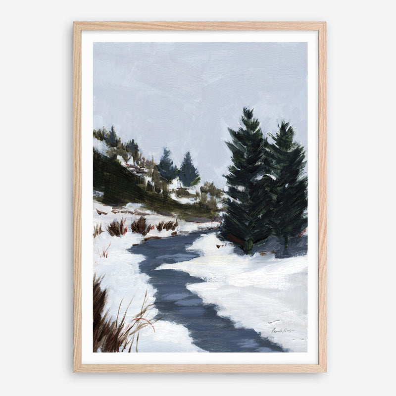Shop Winter Trails Art Print a painted style wall art print from The Print Emporium wall artwork collection - Buy Australian made fine art painting style poster and framed prints for the home and your interior decor room, TPE-WA-69671-AP