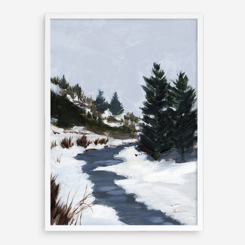 Shop Winter Trails Art Print a painted style wall art print from The Print Emporium wall artwork collection - Buy Australian made fine art painting style poster and framed prints for the home and your interior decor room, TPE-WA-69671-AP