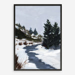 Shop Winter Trails Art Print a painted style wall art print from The Print Emporium wall artwork collection - Buy Australian made fine art painting style poster and framed prints for the home and your interior decor room, TPE-WA-69671-AP