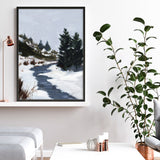 Shop Winter Trails Art Print a painted style wall art print from The Print Emporium wall artwork collection - Buy Australian made fine art painting style poster and framed prints for the home and your interior decor room, TPE-WA-69671-AP
