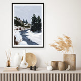 Shop Winter Trails Art Print a painted style wall art print from The Print Emporium wall artwork collection - Buy Australian made fine art painting style poster and framed prints for the home and your interior decor room, TPE-WA-69671-AP