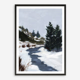 Shop Winter Trails Art Print a painted style wall art print from The Print Emporium wall artwork collection - Buy Australian made fine art painting style poster and framed prints for the home and your interior decor room, TPE-WA-69671-AP