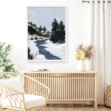 Shop Winter Trails Art Print a painted style wall art print from The Print Emporium wall artwork collection - Buy Australian made fine art painting style poster and framed prints for the home and your interior decor room, TPE-WA-69671-AP