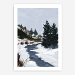 Shop Winter Trails Art Print a painted style wall art print from The Print Emporium wall artwork collection - Buy Australian made fine art painting style poster and framed prints for the home and your interior decor room, TPE-WA-69671-AP