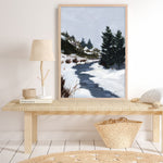 Shop Winter Trails Art Print a painted style wall art print from The Print Emporium wall artwork collection - Buy Australian made fine art painting style poster and framed prints for the home and your interior decor room, TPE-WA-69671-AP