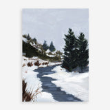 Shop Winter Trails Art Print a painted style wall art print from The Print Emporium wall artwork collection - Buy Australian made fine art painting style poster and framed prints for the home and your interior decor room, TPE-WA-69671-AP