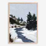 Shop Winter Trails Art Print a painted style wall art print from The Print Emporium wall artwork collection - Buy Australian made fine art painting style poster and framed prints for the home and your interior decor room, TPE-WA-69671-AP