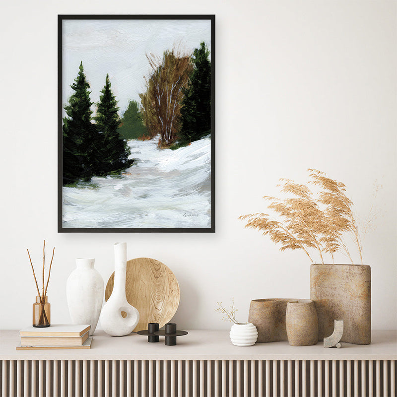 Shop Winter on Grand Mesa Art Print a painted style wall art print from The Print Emporium wall artwork collection - Buy Australian made fine art painting style poster and framed prints for the home and your interior decor room, TPE-WA-69670-AP