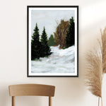 Shop Winter on Grand Mesa Art Print a painted style wall art print from The Print Emporium wall artwork collection - Buy Australian made fine art painting style poster and framed prints for the home and your interior decor room, TPE-WA-69670-AP