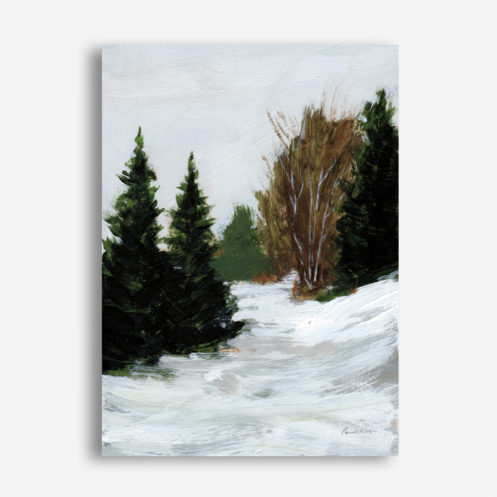 Shop Winter on Grand Mesa Canvas Print a painted style framed canvas wall art print from The Print Emporium artwork collection - Buy Australian made fine art painting style stretched canvas prints for the home and your interior decor space, TPE-WA-69670-CA-35X46-NF