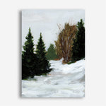 Shop Winter on Grand Mesa Canvas Print a painted style framed canvas wall art print from The Print Emporium artwork collection - Buy Australian made fine art painting style stretched canvas prints for the home and your interior decor space, TPE-WA-69670-CA-35X46-NF