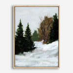 Shop Winter on Grand Mesa Canvas Print a painted style framed canvas wall art print from The Print Emporium artwork collection - Buy Australian made fine art painting style stretched canvas prints for the home and your interior decor space, TPE-WA-69670-CA-35X46-NF