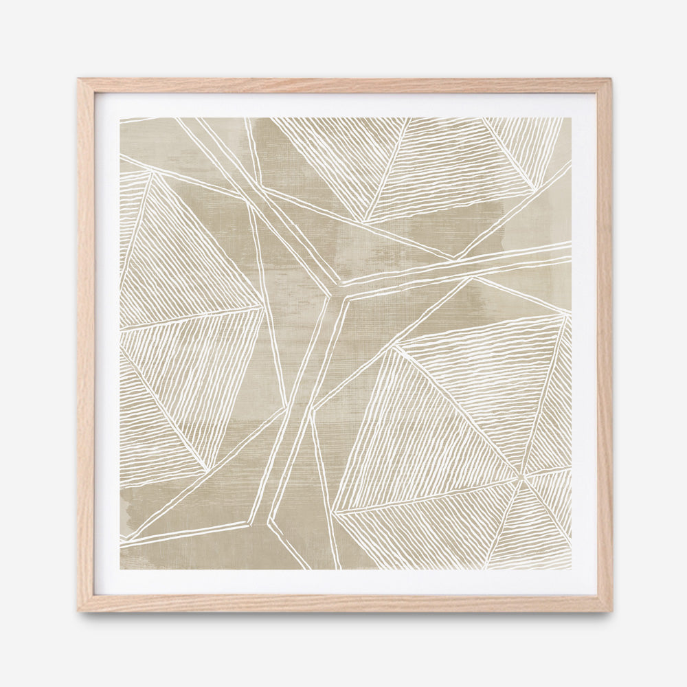 Shop Woven Linen I (Square) Art Print a painted abstract themed wall art print from The Print Emporium wall artwork collection - Buy Australian made fine art painting style poster and framed prints for the home and your interior decor room, TPE-PC-WL446-AP
