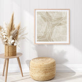 Shop Woven Linen I (Square) Art Print a painted abstract themed wall art print from The Print Emporium wall artwork collection - Buy Australian made fine art painting style poster and framed prints for the home and your interior decor room, TPE-PC-WL446-AP