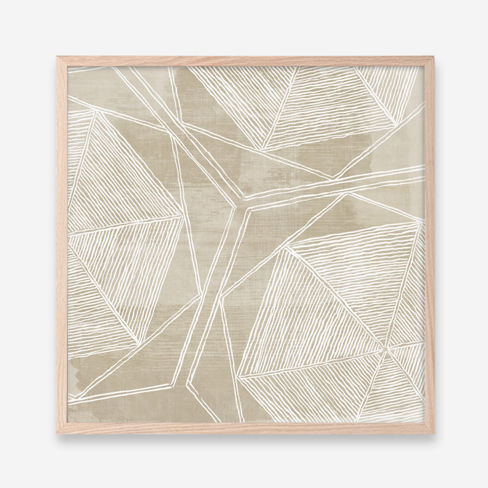Shop Woven Linen I (Square) Art Print a painted abstract themed wall art print from The Print Emporium wall artwork collection - Buy Australian made fine art painting style poster and framed prints for the home and your interior decor room, TPE-PC-WL446-AP