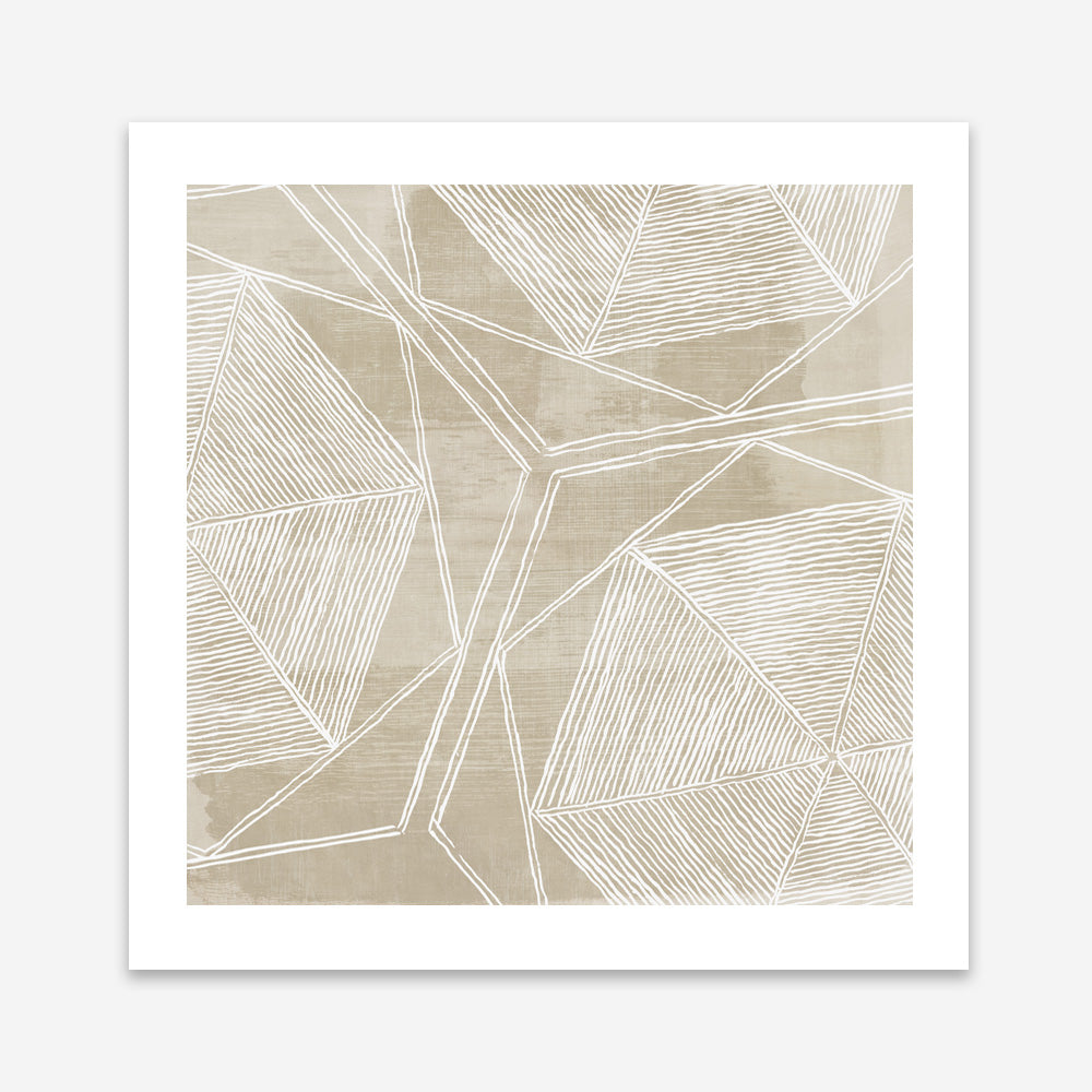 Shop Woven Linen I (Square) Art Print a painted abstract themed wall art print from The Print Emporium wall artwork collection - Buy Australian made fine art painting style poster and framed prints for the home and your interior decor room, TPE-PC-WL446-AP