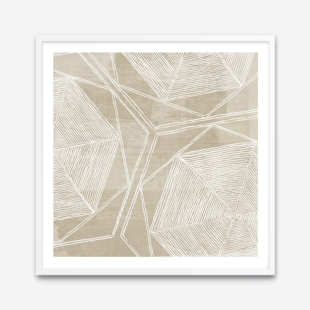 Shop Woven Linen I (Square) Art Print a painted abstract themed wall art print from The Print Emporium wall artwork collection - Buy Australian made fine art painting style poster and framed prints for the home and your interior decor room, TPE-PC-WL446-AP