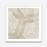 Shop Woven Linen I (Square) Art Print a painted abstract themed wall art print from The Print Emporium wall artwork collection - Buy Australian made fine art painting style poster and framed prints for the home and your interior decor room, TPE-PC-WL446-AP