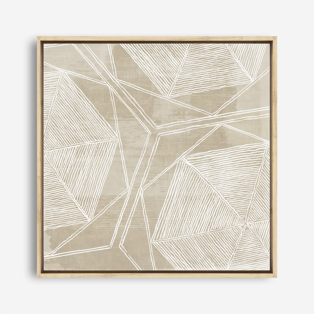 Shop Woven Linen I (Square) Canvas Print a painted abstract themed framed canvas wall art print from The Print Emporium artwork collection - Buy Australian made fine art painting style stretched canvas prints for the home and your interior decor space, TPE-PC-WL446-CA-40X40-NF