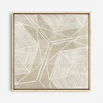 Shop Woven Linen I (Square) Canvas Print a painted abstract themed framed canvas wall art print from The Print Emporium artwork collection - Buy Australian made fine art painting style stretched canvas prints for the home and your interior decor space, TPE-PC-WL446-CA-40X40-NF