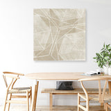 Shop Woven Linen I (Square) Canvas Print a painted abstract themed framed canvas wall art print from The Print Emporium artwork collection - Buy Australian made fine art painting style stretched canvas prints for the home and your interior decor space, TPE-PC-WL446-CA-40X40-NF