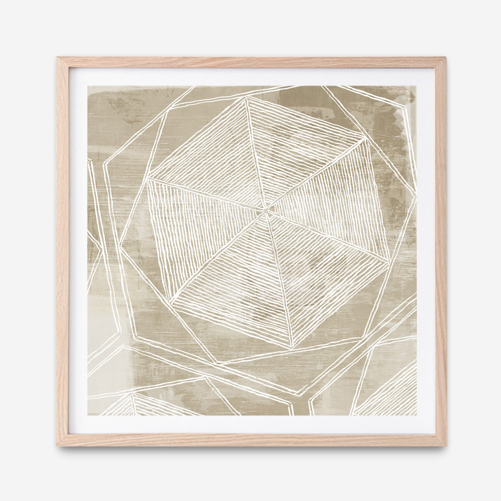 Shop Woven Linen II (Square) Art Print a painted abstract themed wall art print from The Print Emporium wall artwork collection - Buy Australian made fine art painting style poster and framed prints for the home and your interior decor room, TPE-PC-WL447-AP