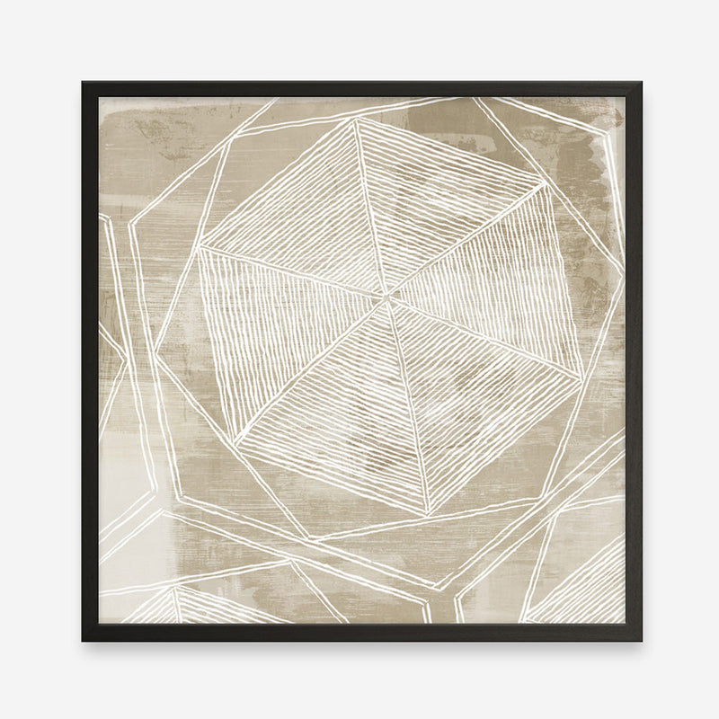 Shop Woven Linen II (Square) Art Print a painted abstract themed wall art print from The Print Emporium wall artwork collection - Buy Australian made fine art painting style poster and framed prints for the home and your interior decor room, TPE-PC-WL447-AP