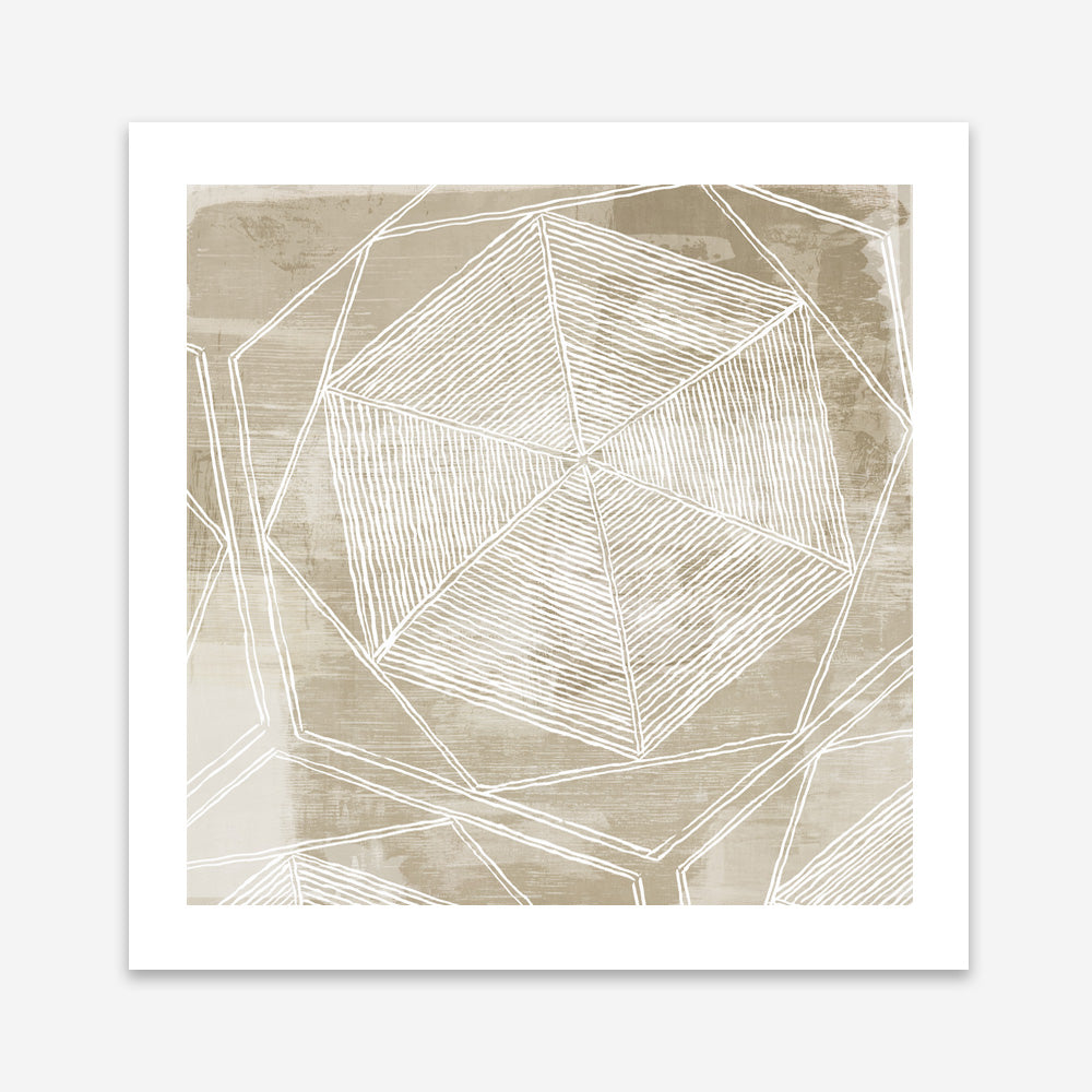 Shop Woven Linen II (Square) Art Print a painted abstract themed wall art print from The Print Emporium wall artwork collection - Buy Australian made fine art painting style poster and framed prints for the home and your interior decor room, TPE-PC-WL447-AP