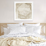 Shop Woven Linen II (Square) Art Print a painted abstract themed wall art print from The Print Emporium wall artwork collection - Buy Australian made fine art painting style poster and framed prints for the home and your interior decor room, TPE-PC-WL447-AP