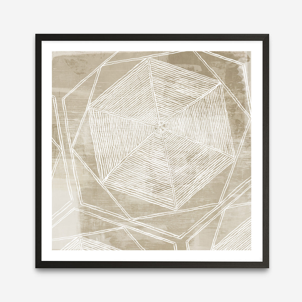 Shop Woven Linen II (Square) Art Print a painted abstract themed wall art print from The Print Emporium wall artwork collection - Buy Australian made fine art painting style poster and framed prints for the home and your interior decor room, TPE-PC-WL447-AP