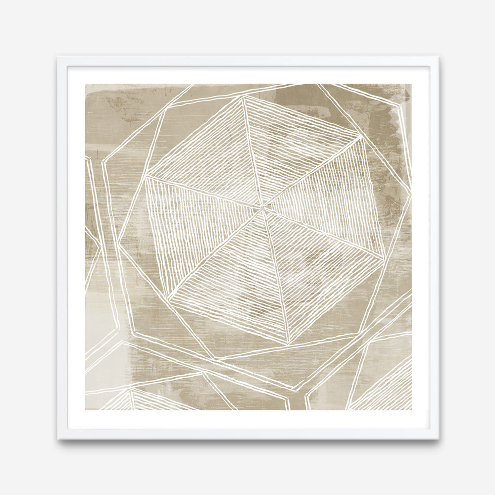 Shop Woven Linen II (Square) Art Print a painted abstract themed wall art print from The Print Emporium wall artwork collection - Buy Australian made fine art painting style poster and framed prints for the home and your interior decor room, TPE-PC-WL447-AP