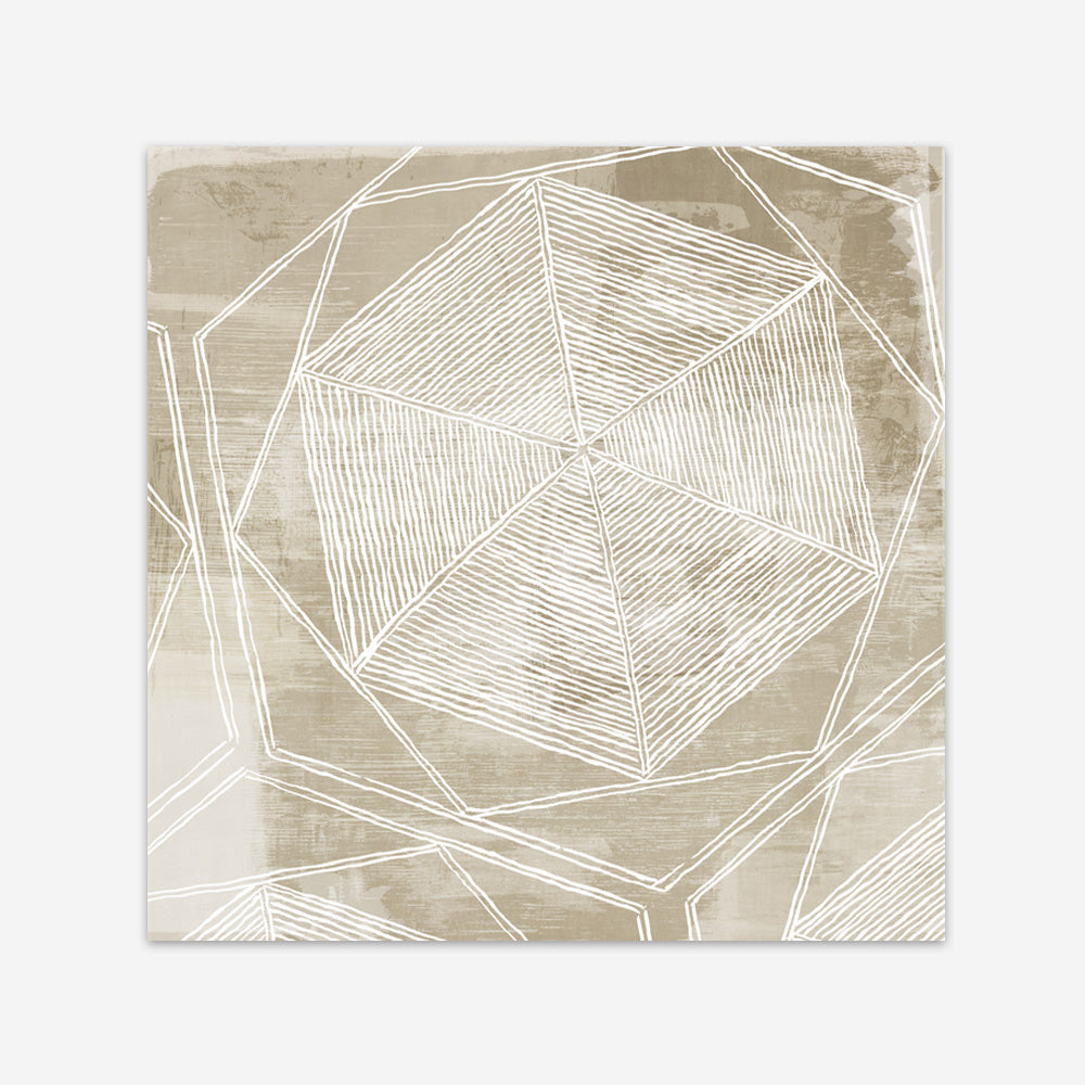 Shop Woven Linen II (Square) Art Print a painted abstract themed wall art print from The Print Emporium wall artwork collection - Buy Australian made fine art painting style poster and framed prints for the home and your interior decor room, TPE-PC-WL447-AP