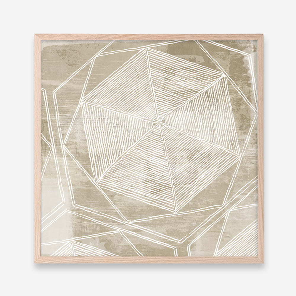 Shop Woven Linen II (Square) Art Print a painted abstract themed wall art print from The Print Emporium wall artwork collection - Buy Australian made fine art painting style poster and framed prints for the home and your interior decor room, TPE-PC-WL447-AP