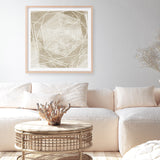 Shop Woven Linen II (Square) Art Print a painted abstract themed wall art print from The Print Emporium wall artwork collection - Buy Australian made fine art painting style poster and framed prints for the home and your interior decor room, TPE-PC-WL447-AP