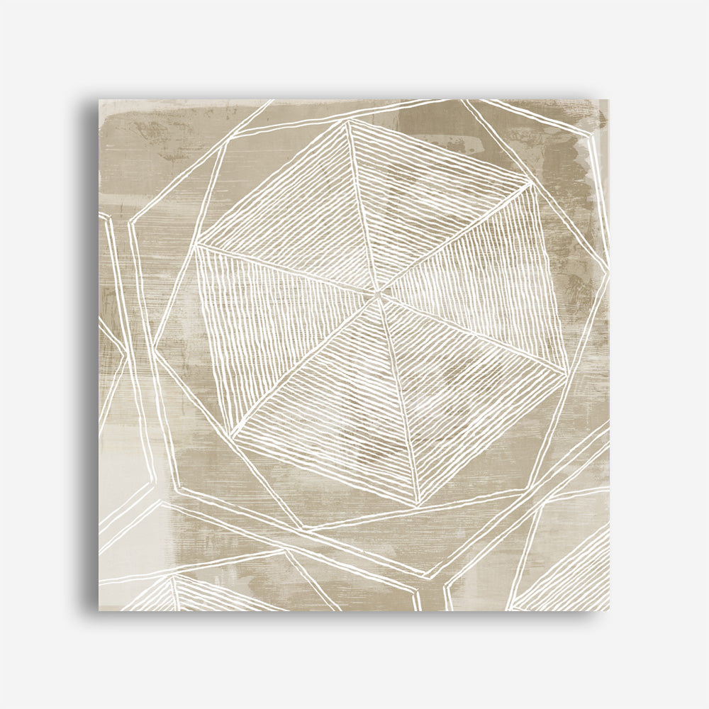 Shop Woven Linen II (Square) Canvas Print a painted abstract themed framed canvas wall art print from The Print Emporium artwork collection - Buy Australian made fine art painting style stretched canvas prints for the home and your interior decor space, TPE-PC-WL447-CA-40X40-NF