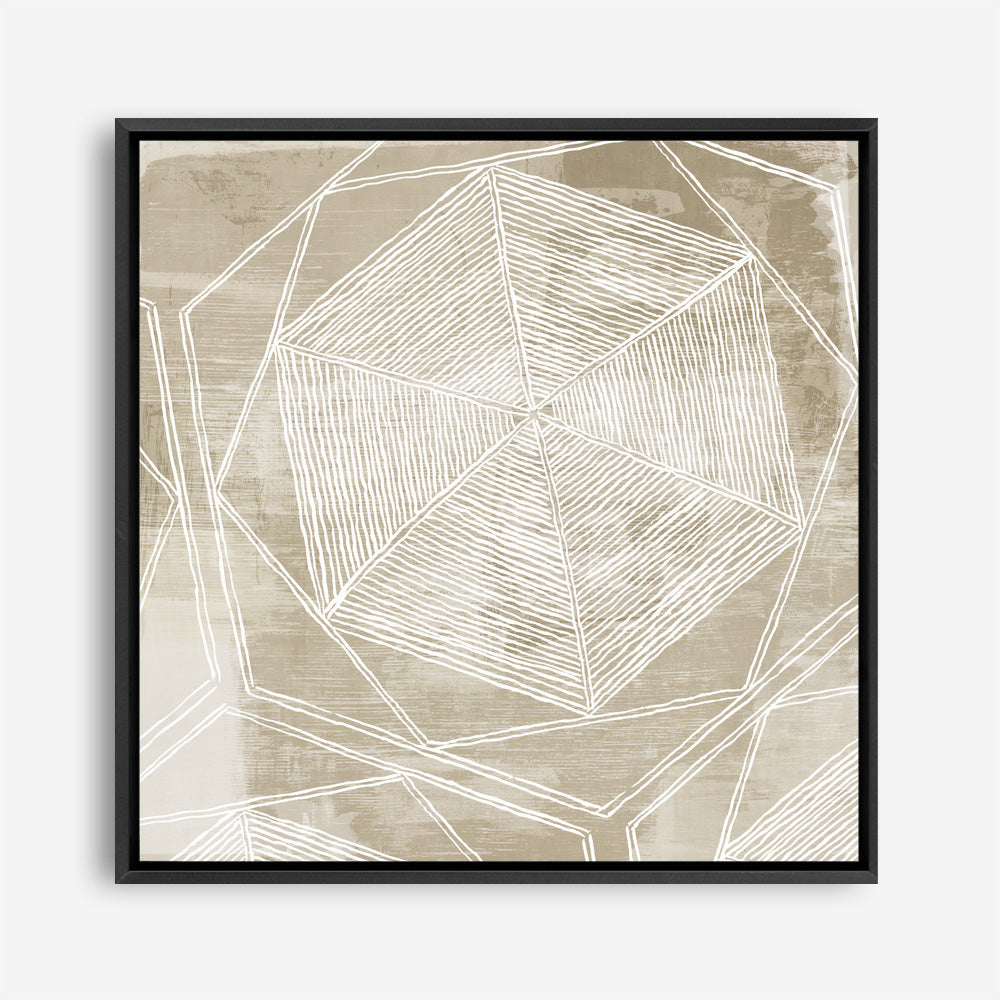 Shop Woven Linen II (Square) Canvas Print a painted abstract themed framed canvas wall art print from The Print Emporium artwork collection - Buy Australian made fine art painting style stretched canvas prints for the home and your interior decor space, TPE-PC-WL447-CA-40X40-NF
