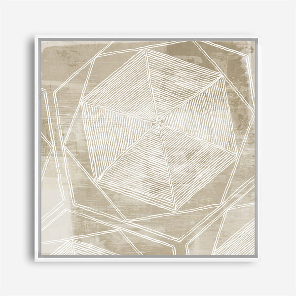Shop Woven Linen II (Square) Canvas Print a painted abstract themed framed canvas wall art print from The Print Emporium artwork collection - Buy Australian made fine art painting style stretched canvas prints for the home and your interior decor space, TPE-PC-WL447-CA-40X40-NF