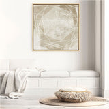 Shop Woven Linen II (Square) Canvas Print a painted abstract themed framed canvas wall art print from The Print Emporium artwork collection - Buy Australian made fine art painting style stretched canvas prints for the home and your interior decor space, TPE-PC-WL447-CA-40X40-NF