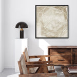 Shop Woven Linen II (Square) Canvas Print a painted abstract themed framed canvas wall art print from The Print Emporium artwork collection - Buy Australian made fine art painting style stretched canvas prints for the home and your interior decor space, TPE-PC-WL447-CA-40X40-NF