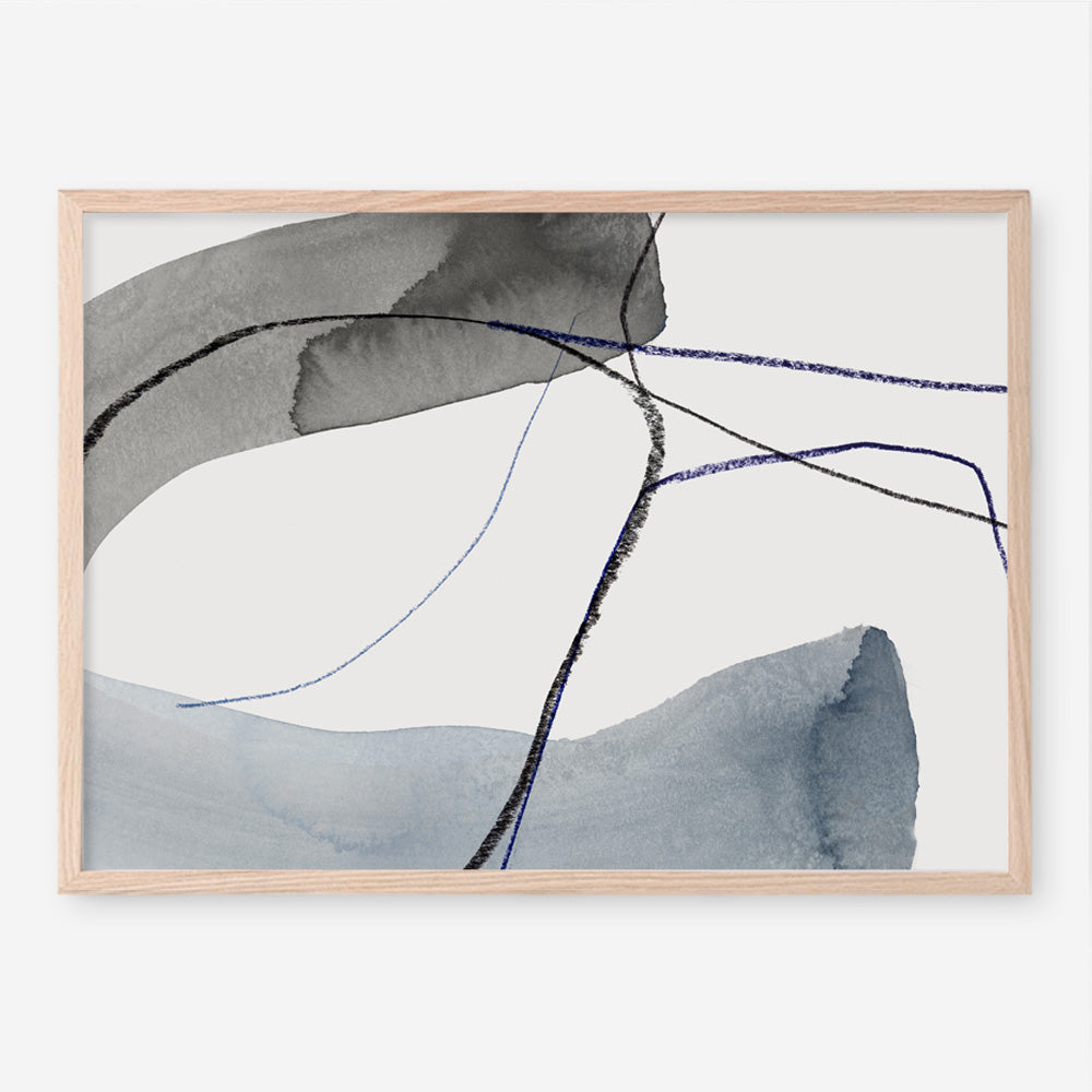 Shop Wrapped I Art Print a painted abstract themed wall art print from The Print Emporium wall artwork collection - Buy Australian made fine art painting style poster and framed prints for the home and your interior decor room, TPE-PC-PI593-AP