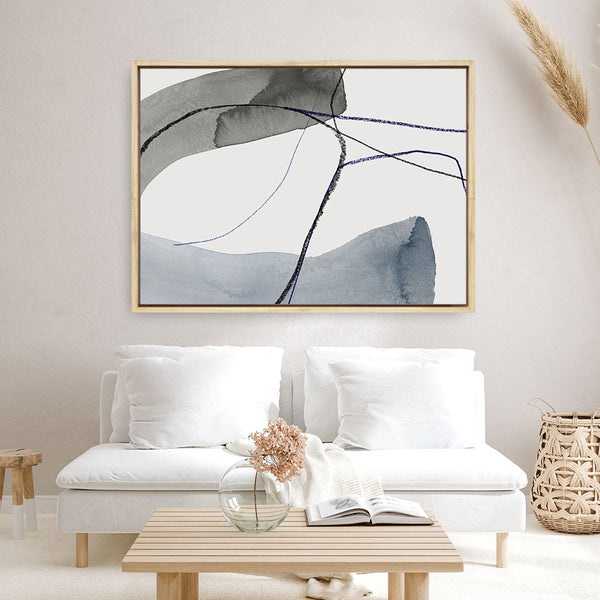 Shop Wrapped I Canvas Print a painted abstract themed framed canvas wall art print from The Print Emporium artwork collection - Buy Australian made fine art painting style stretched canvas prints for the home and your interior decor space, TPE-PC-PI593-CA-35X46-NF